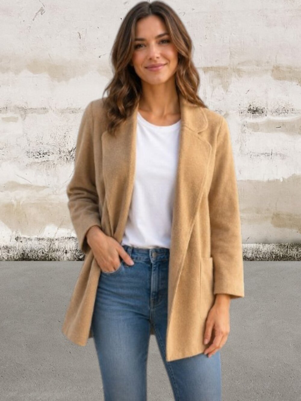 J. Crew Camel Open-Front Cardigan Size Small NWOT